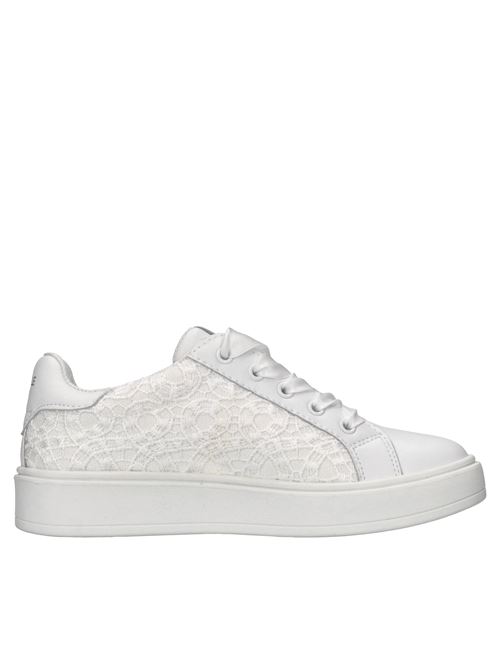 Sneakers in pelle e tessuto GAELLE | GS0057L BLANCHEBIANCO